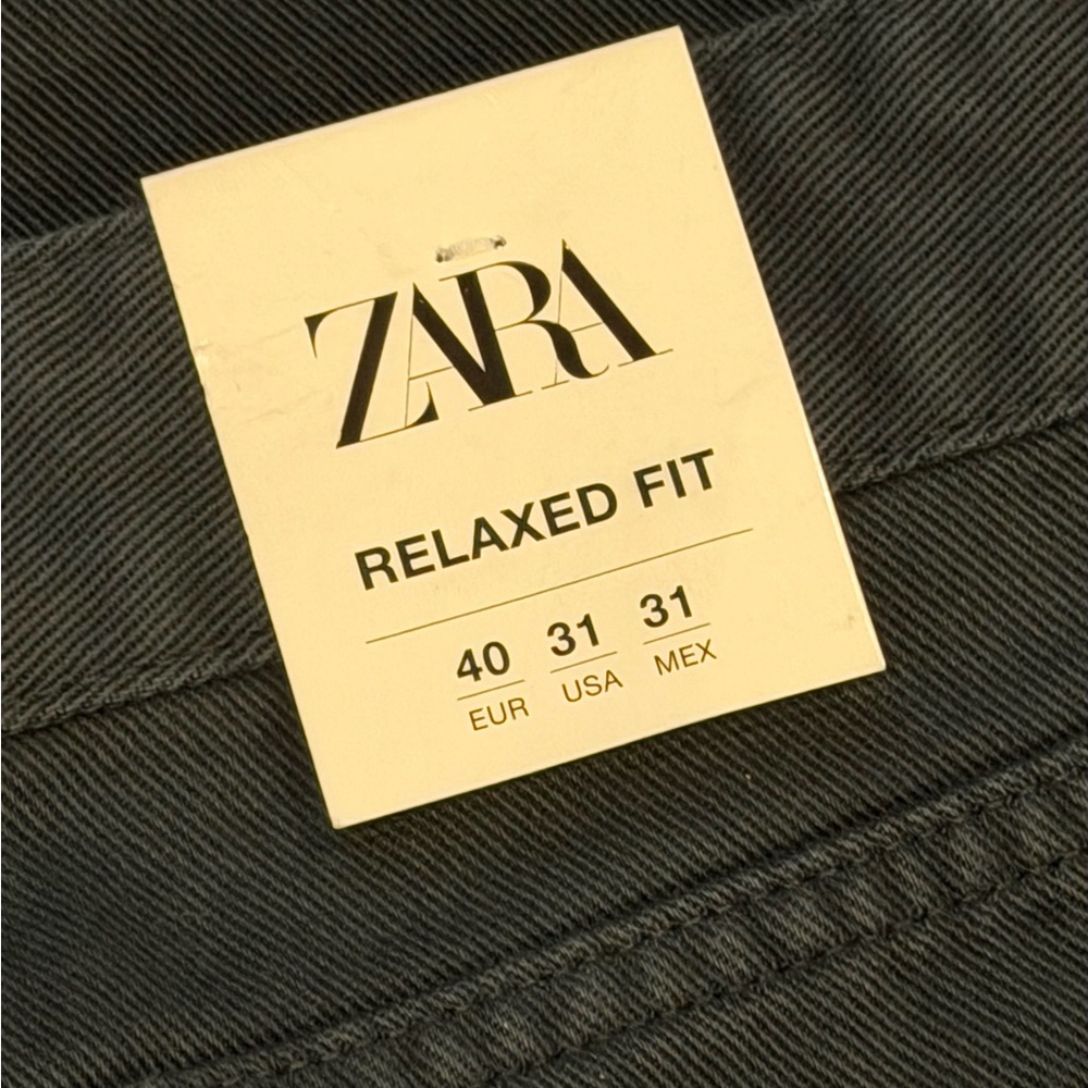 Zara Men's gray chino pants new with tags 31 waist - Picture 7 of 11